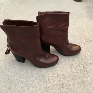 BCBGeneration brown leather booties
